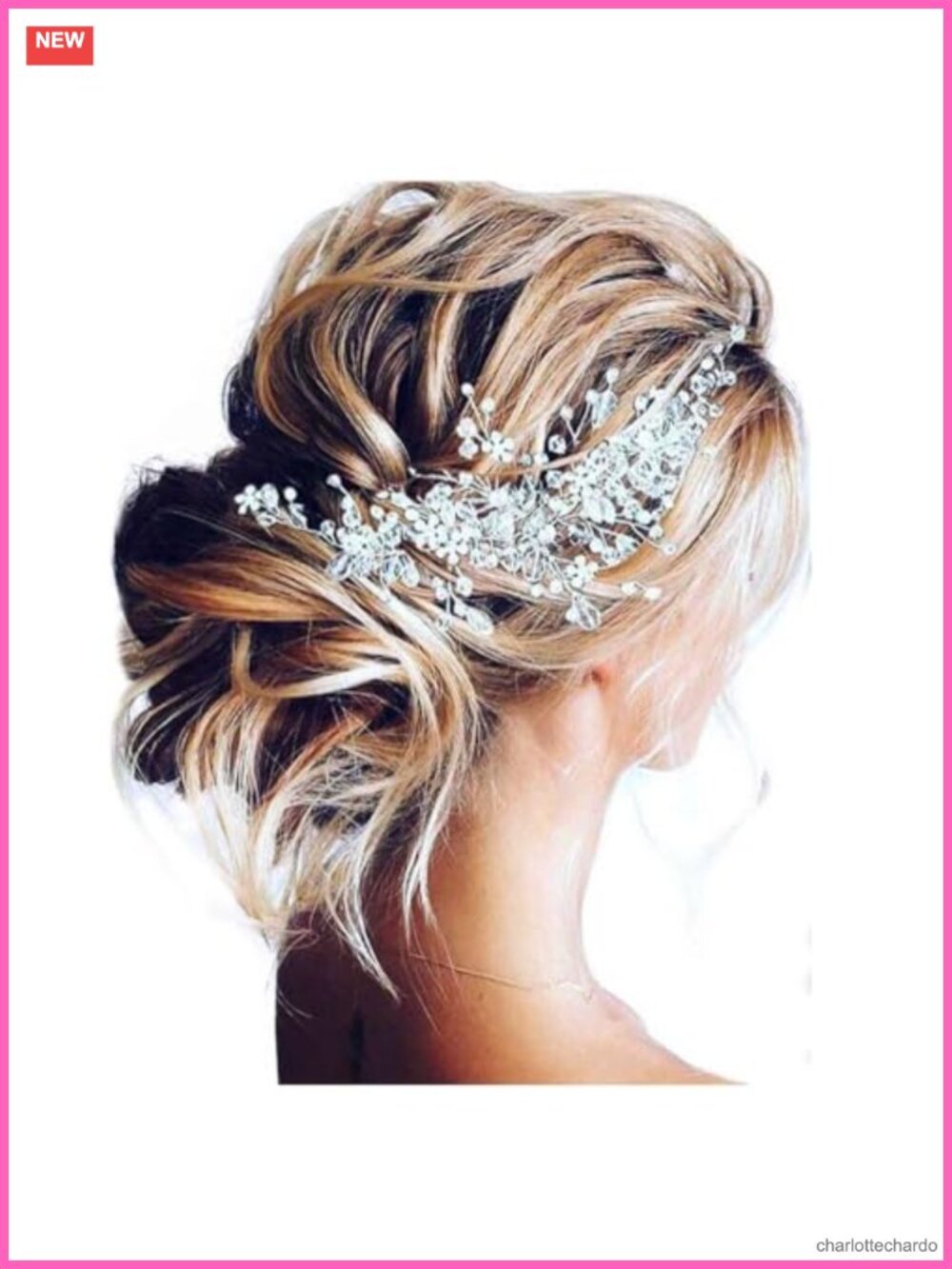 Crystal Rhinestone Bridal Hair Vine Wedding Hair Piece Leaf Hair Jewelry